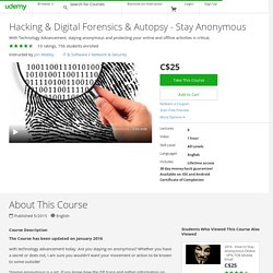 Hacking & Digital Forensics & Autopsy - Stay Anonymous
