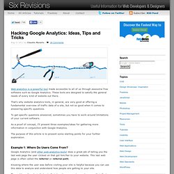 Hacking Google Analytics: Ideas, Tips and Tricks