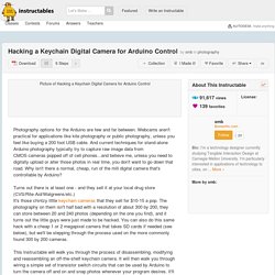 Hacking A Keychain Digital Camera for Arduino Control