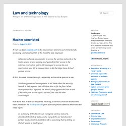 Law and technology