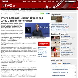 Phone hacking: Rebekah Brooks and Andy Coulson face charges