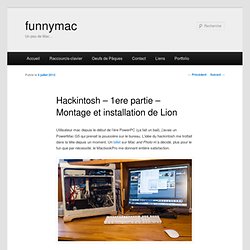 Hackintosh – 1ere partie – Montage et installation de Lion