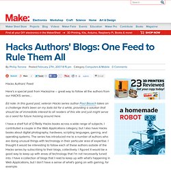 Hacks Authors' Blogs: One Feed to Rule Them All