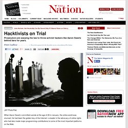 Hacktivists on Trial