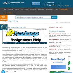 Reliable Hadoop Assignment Help