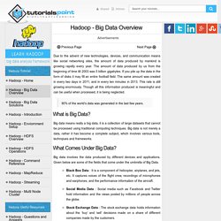 Hadoop - Big Data Overview