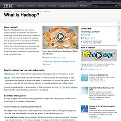 What is Hadoop? – Bring the power of Hadoop to the enterprise with IBM