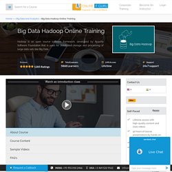 BIG DATA HADOOP Online Training