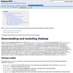 GettingStartedWithHadoop