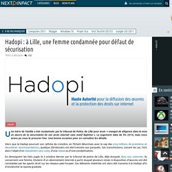 Hadopi : à Lille, une femme condamnée pour défaut de sécurisation