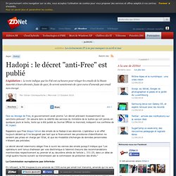 Hadopi : le décret "anti-Free" est publié