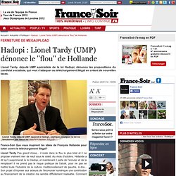 Lionel Tardy /le ''flou'' de Hollande