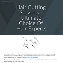 Hair Cutting Scissors