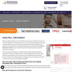 Hair Fall Treatment in Delhi, Hair Fall Treatment Clinic in Delhi