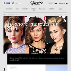 Short haircut ideas 2014: 5 celebrities hairstyle trends for Fall Winter