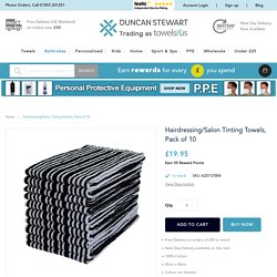 Hairdressing/Salon Tinting Towels, Pack of 10