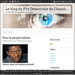 Pour le peuple haïtien - Le blog du P'tit Démocrate de Chambéry