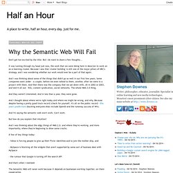 Why the Semantic Web Will Fail