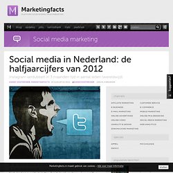 Social media in Nederland: de halfjaarcijfers van 2012