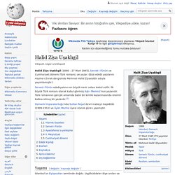 Halid Ziya Uşaklıgil - Vikipedi