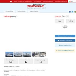 Hallberg Rassy 31 in vendita, Barca a vela in vendita, , YachtFocus Italia