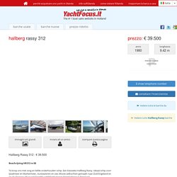 Hallberg Rassy 312 in vendita, Barca a vela in vendita, , YachtFocus Italia