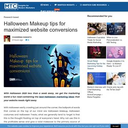 Halloween Makeup tips for maximized website conversions