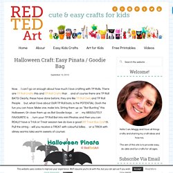 Halloween Craft: Easy Pinata / Goodie Bag