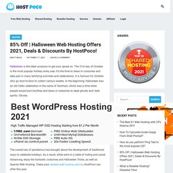 Halloween Web Hosting Offers 2021, Deals & Discounts By HostPoco! - Hosting