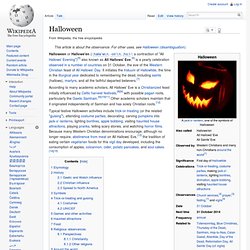Halloween Gaelic origin
