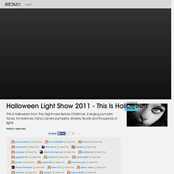 Halloween Light Show 2011 - This Is Halloween Video
