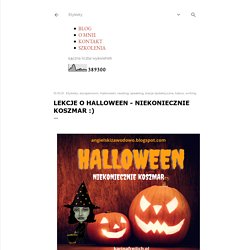 Lekcje o Halloween - niekoniecznie koszmar :)