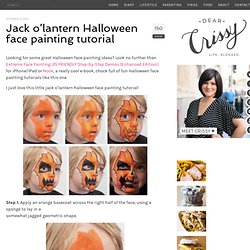 Halloween Face Painting Ideas and Tutorial » Dear Crissy