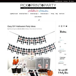 Easy DIY Halloween Party Ideas