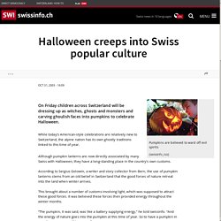 Halloween creeps into Swiss popular culture