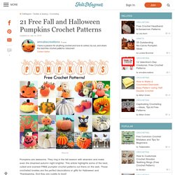 21 Free Fall and Halloween Pumpkins Crochet Patterns