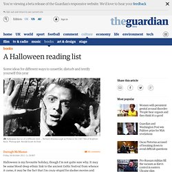 A Halloween reading list