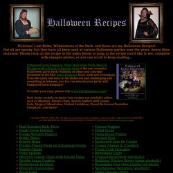 Halloween Recipes