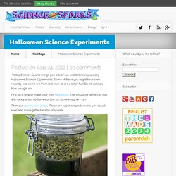 Halloween science experiments