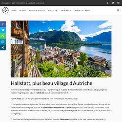 Hallstatt, plus beau village d'Autriche