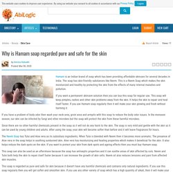 Why is Hamam soap regarded pure and safe for the skin