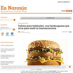 Índices poco habituales: una hamburguesa que sirve para medir la macroeconomía