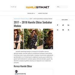 2017 - 2018 Hamile Elbise Sonbahar Modası - Hamilegiyim.net