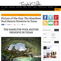 The Hamilton Pool Nature Preserve in Texas