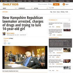 New Hampshire Republican lawmaker arrested, charges of drugs and trying to lure 14-year-old girl