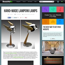 Hand-made Lamponi Lamps