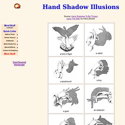 Hand Shadow Illusions