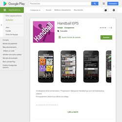 Handball EPS – Applications sur Google Play