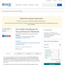 The SAGE Handbook of Visual Research Methods