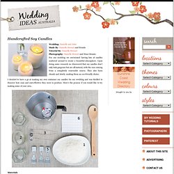Handcrafted Soy Candles » Wedding Ideas Australia